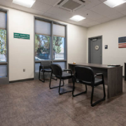 Inside view of Lemoore Police Dispatch Center